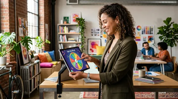 Spin the Wheel: The Science of Visual Randomness and Decision Gamification